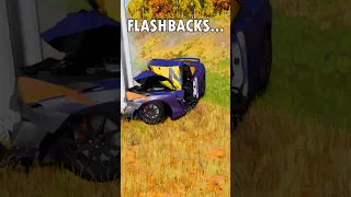 Nissan GTR Crash Flashbacks | Simulation #shorts