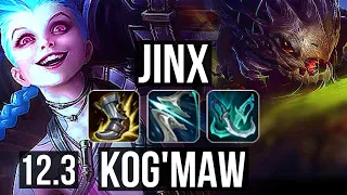 JINX & Pyke vs KOG'MAW & Lulu (ADC) | Rank 2 Jinx, 6/1/6, Rank 9 | EUW Challenger | 12.3