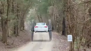 Tesla with big wheel please help me find original video