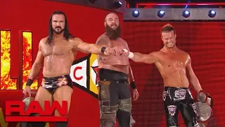 Braun Strowman, Dolph Ziggler & Drew McIntyre mock The Shield: Raw Exclusive, Sept. 3, 2018