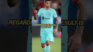 João Cancelo on his Performance Yesterday 🗣️#barcelona #cancelo #shorts #football