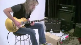 Doug Aldrich Warming Up in the GW Studio