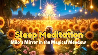 5 mins Sleep Meditation | Self Love | Milo's Mirror in the Magical Meadow | Soothing ♫