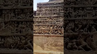 Historical Story Carved at Ajanta Ellora Caves #shorts #viral #ancient #worldheritage