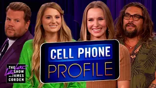 Whose Cell Phone Is It? w/ Jason Momoa, Kristen Bell & Meghan Trainor