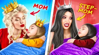 Mom vs Stepmom in the Royal Family! How to Become a Princess!