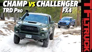 Can the Turbo-Charged Ford Ranger Beat the Best-Selling Toyota Tacoma TRD Pro? Off-Road Smackdown