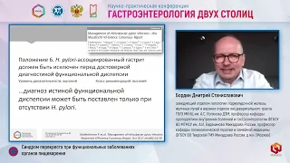 Бордин Д.С. Синдром перекреста при функциональных заболеваниях органов пищеварения