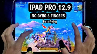 NO GYRO 😱 6 FINGERS CLAW | IPAD PRO 12.9 PUBG 90 FPS HANDCAM GAMEPLAY