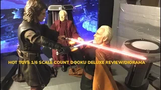 HOT TOYS 16 SCALE DELUXE COUNT DOOKU REVIEW & DIORAMA