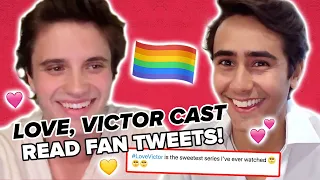 "Love, Victor" Cast Reacts To Fan Tweets
