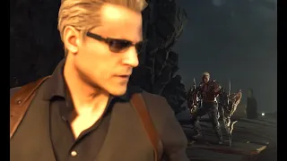 Resident Evil 4 Remake - Wesker vs Krauser