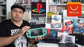 Портативная консоль PS2 с AliExpress НЕ ЭМУЛЯТОР Sony PlayStation 2