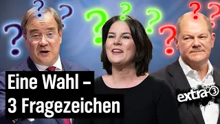 Bundestagswahl: Deutschland in Wechselstimmung - nur wohin? | extra 3 | NDR