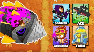 Can We Beat Dreadbloon Using 1 Tower From Each Category?