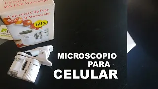 Microscopio 60x para Celular Tablet xTATIL COMPUTACION