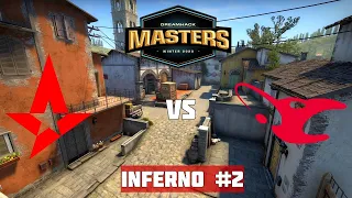 ФИНАЛ. ASTRALIS vs MOUSESPORTS. MAP-2 INFERNO. DREAMHACK MASTERS WINTER 2020