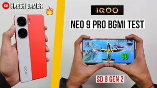 iQOO Neo 9 Pro Bgmi Test With FPS Meter, Heating and Battery Test | Best Gaming Phone? 🤔