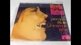 MIREILLE MATHIEU La Première Étoile / Une Simple Lettre PLAK RECORD 7"