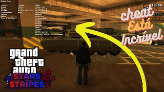 GTA SA - Stars & Stripes Modification II Mapa Estados Unidos II Testando os Cheats do Game