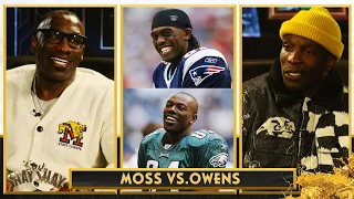 Chad Johnson & Shannon Sharpe debate who’s better: Randy Moss or Terrell Owens | CLUB SHAY SHAY