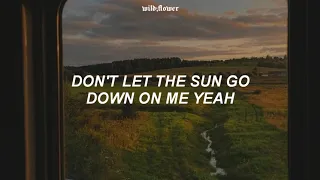 George Michael, Elton John - Don't Let The Sun Go Down On Me (Lyrics)