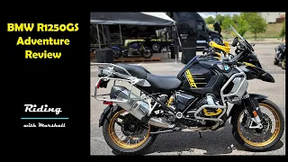 BMW R1250GS Adventure Review, first ride.