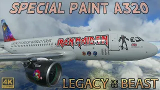 Iron Maiden - Ed Force One - Legacy of the Beast Airplane Apecial Paint | FS 2020 4K