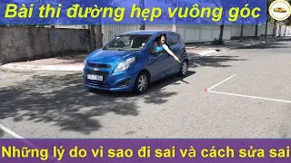 Toàn bộ về bài thi đường hẹp vuông góc với những lý do sai và cách sửa sai - Thầy Tâm