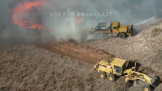 02-28-2024 Hemphill County, TX  - Day 3 of smokehouse fire brings flare ups