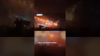 Violent tornadoes cause concert stage in Mexico to collapse