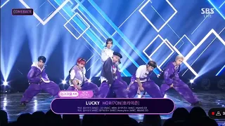 LUCKY- Hori7on(호라이즌) | SBS INKIGAYO (03.10.24)