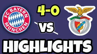 Bayern Munich vs Benfica 4-0 Highlights and All Goals ! UEFA CHAMPIONS LEAGUE 2021/2022