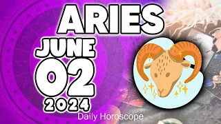 𝐀𝐫𝐢𝐞𝐬 ♈ 🤑 𝐘𝐎𝐔’𝐑𝐄 𝐆𝐎𝐈𝐍𝐆 𝐓𝐎 𝐁𝐄 𝐑𝐈𝐂𝐇 🤑💵 𝐇𝐨𝐫𝐨𝐬𝐜𝐨𝐩𝐞 𝐟𝐨𝐫 𝐭𝐨𝐝𝐚𝐲 JUNE 2 𝟐𝟎𝟐𝟒 🔮#horoscope #new #tarot #zodiac