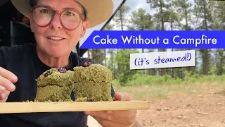 Cake without a campfire: mushipan! An easy camping recipe for cake that's steamed, not baked.