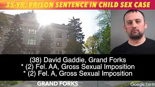 Grand Forks Man Gets 35-Year Prison Sentence In Child Sex Case