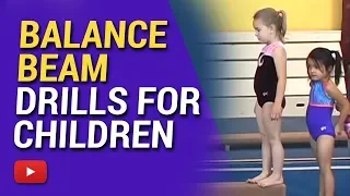 Gymnastics for Children - Balance Beam Drills - Coach Amy Eggleston