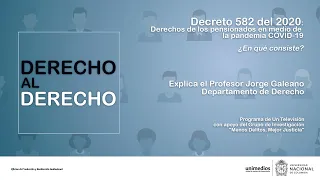 Derechos de los pensionados (Dec. 582/2020) | #DerechoAlDerecho